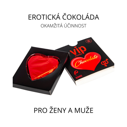 VIP čokoláda na podporu erekcie - darček 1 dávka